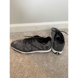FootJoy FJ Leisure Superflex Men’s  Size 9M Shoes Gray Spikeless Golf Shoes